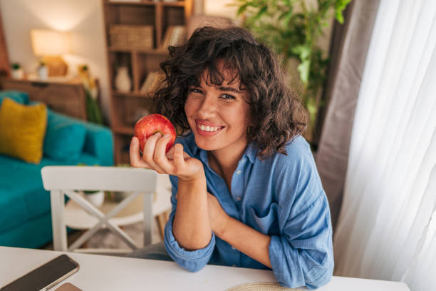 Sunlit kitchen with tea and journal